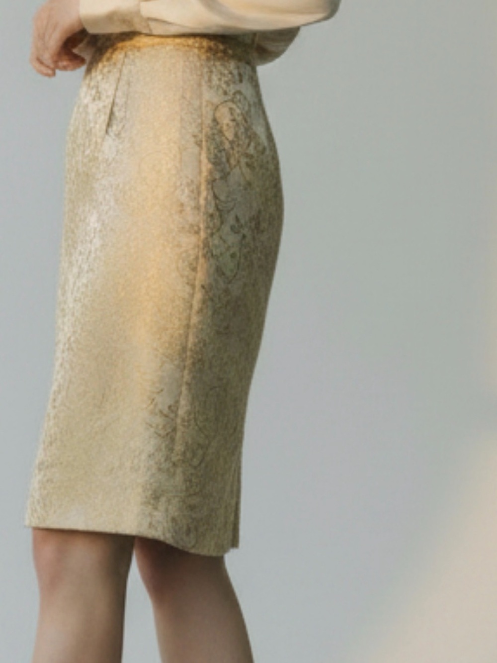Beautiful Gold Brocade Skirt